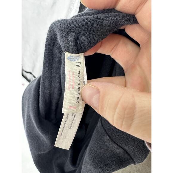 FP Free People Movement Medium Women Foldover Waist Bend Leggings Yoga O7 - Picture 7 of 11